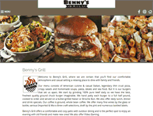 Tablet Screenshot of bennysgrillindecatur.com